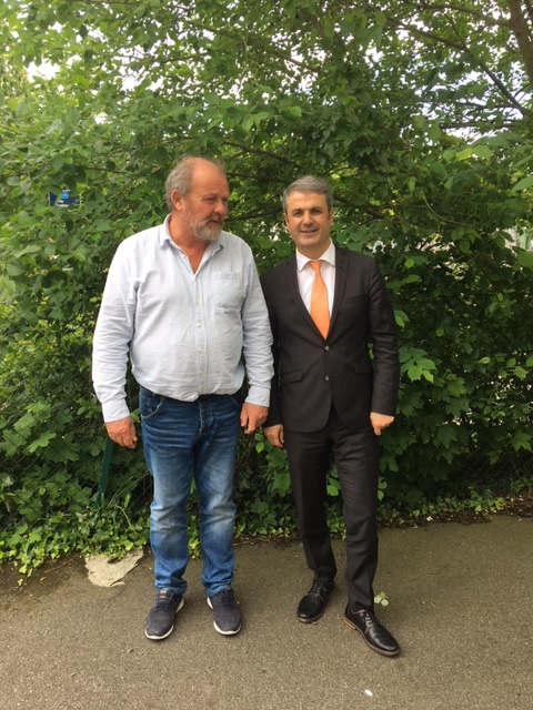 Ministerbesök hos Fastighetsägare Sofielund: samordnings- och energiminister Ibrahim Baylan