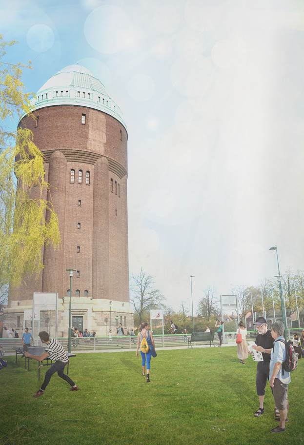 Södervärns vattentorn.